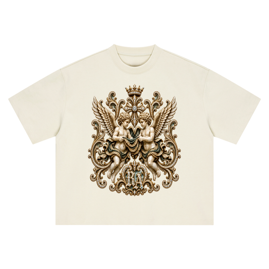 Mild Apricot Boxy Oversized T-Shirt